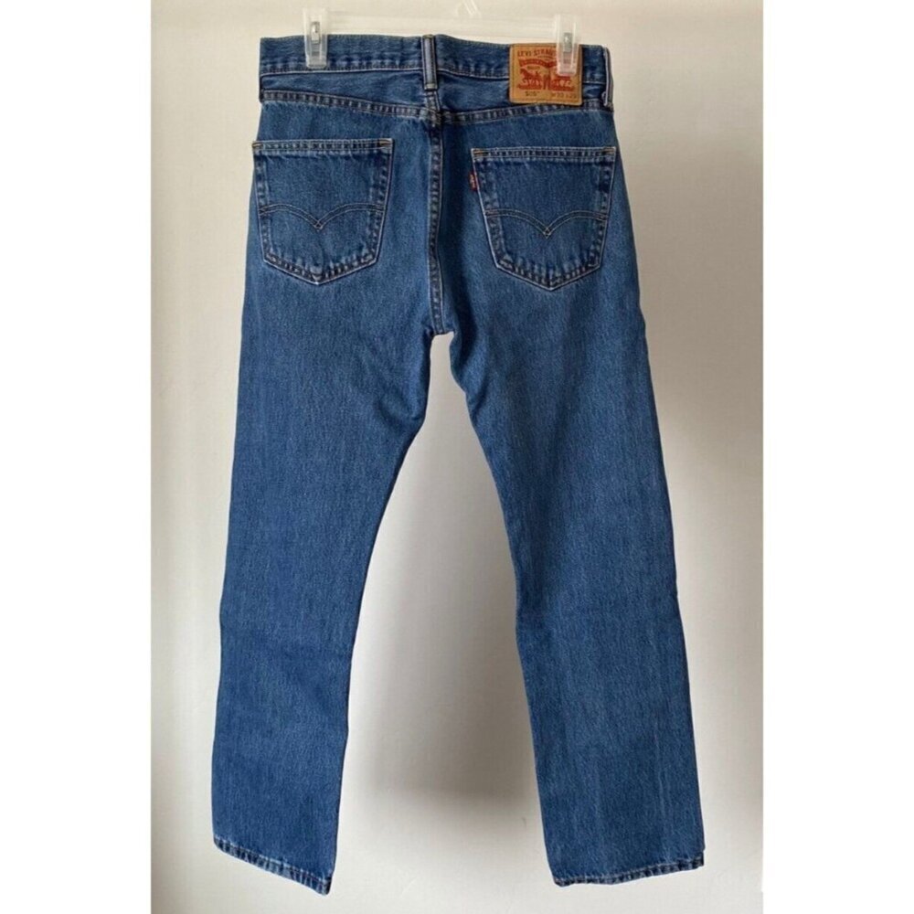 Levi's 505 Regular Fit Jeans Men's 38 X 29 - Picture 7 of 7